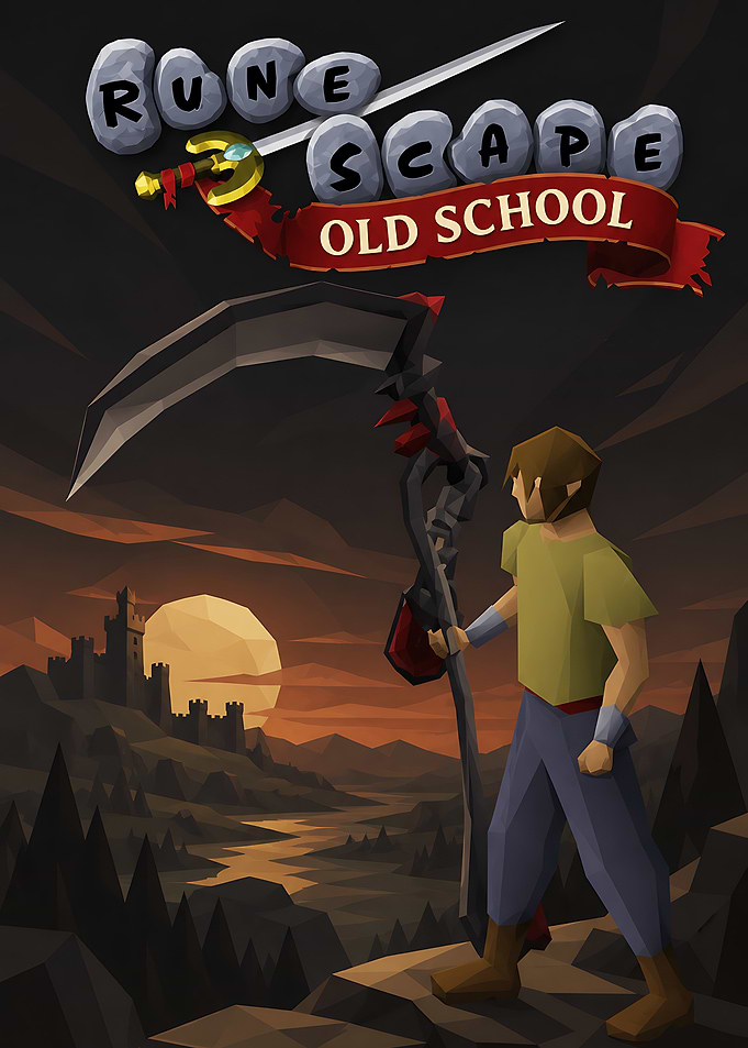 Old School RuneScape Scythe Poster