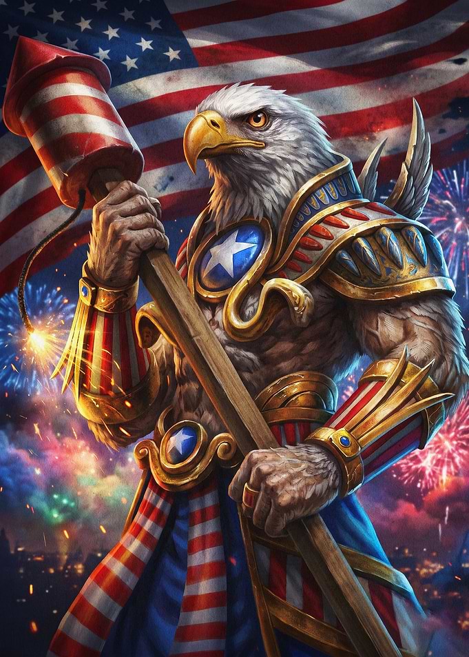 American Eagle Hero Epic Poster