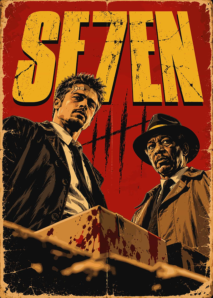 Se7en Movie Poster Art