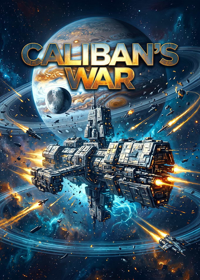 Caliban's War Space Battle Poster