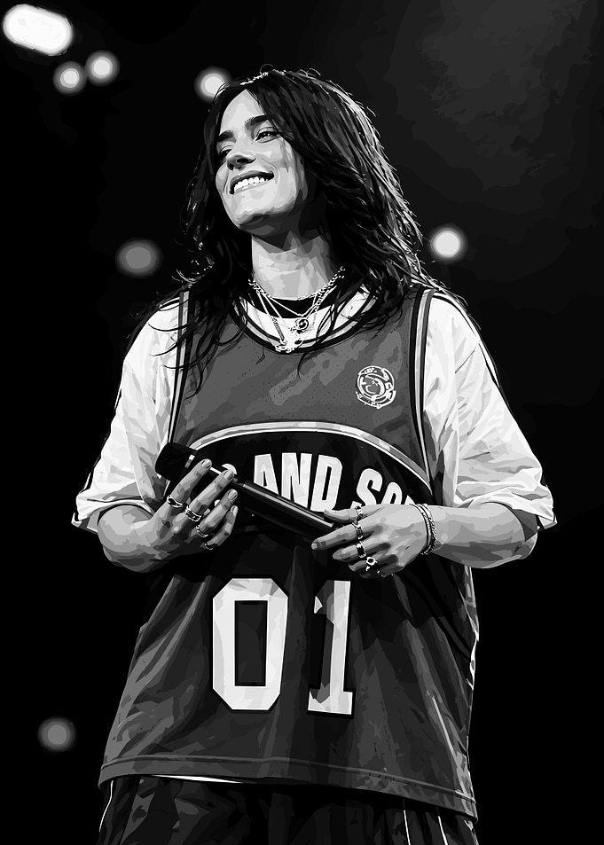Billie Eilish Performing on Stage