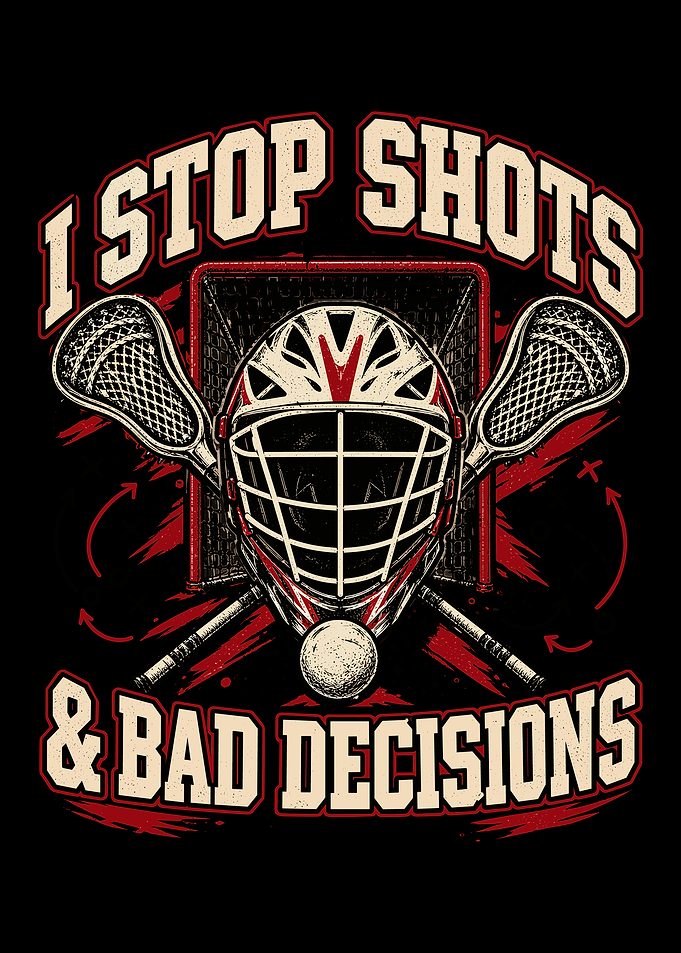 Lacrosse Goalie Funny Quote Design