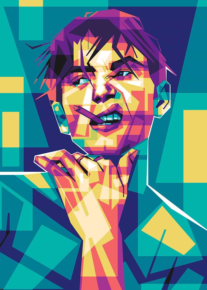 Cool boys pop art