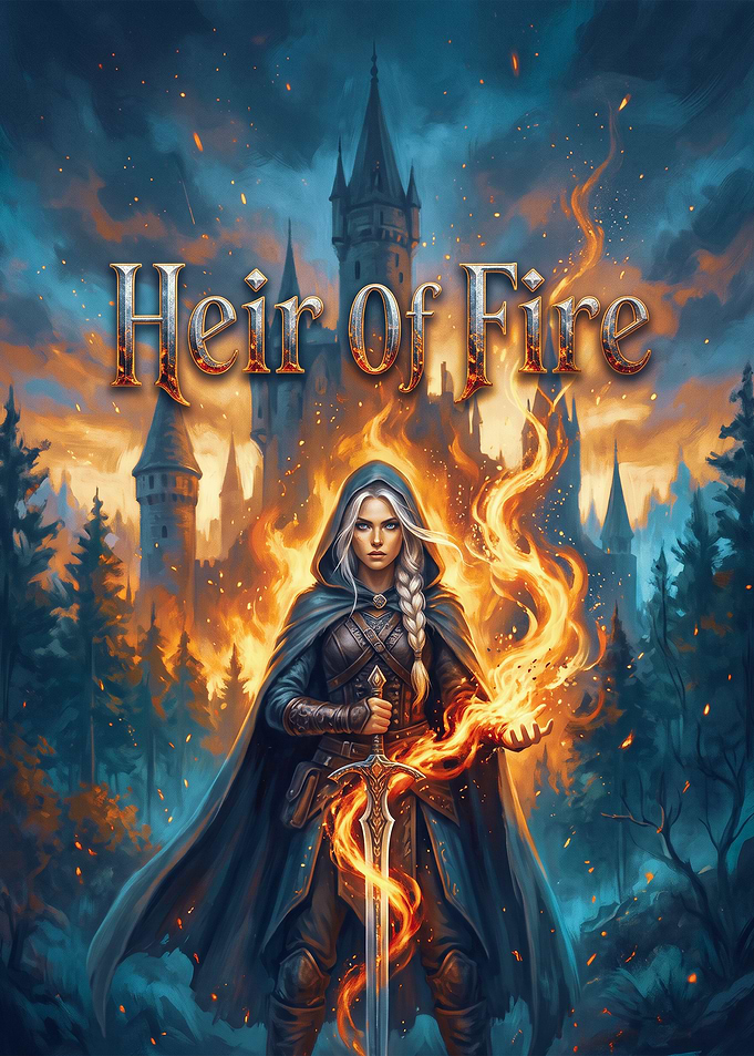 Heir of Fire Fantasy Book Cover
