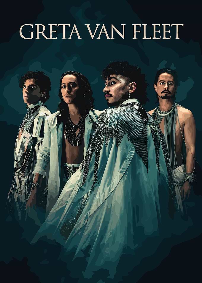 Greta Van Fleet Band Poster