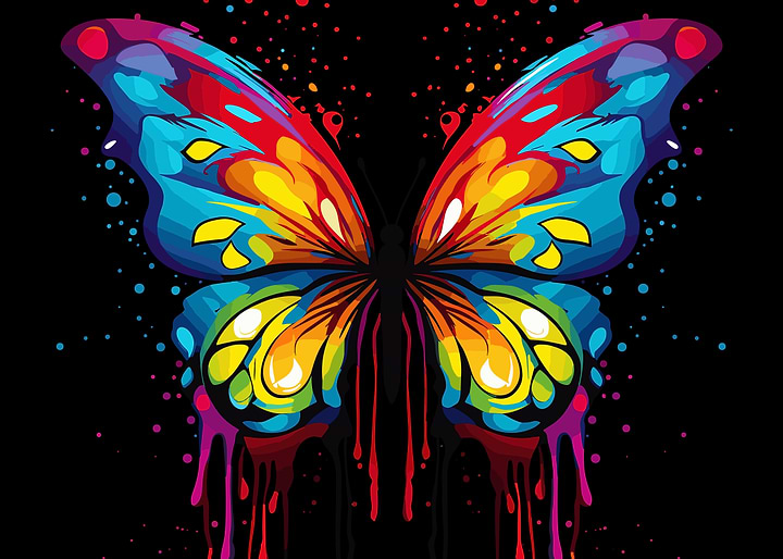 Neon Butterfly