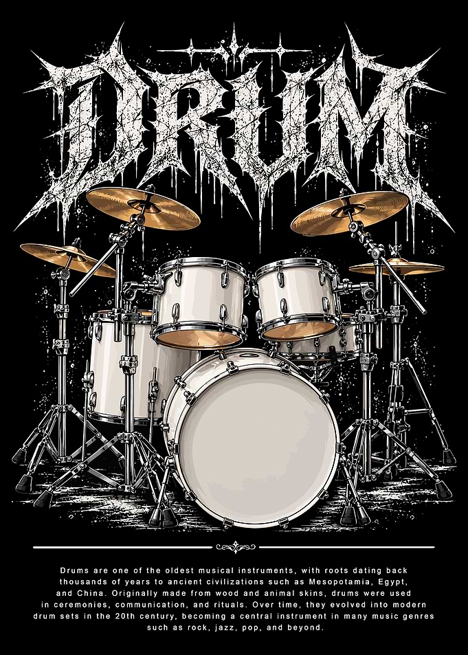 Drum Set Illustration