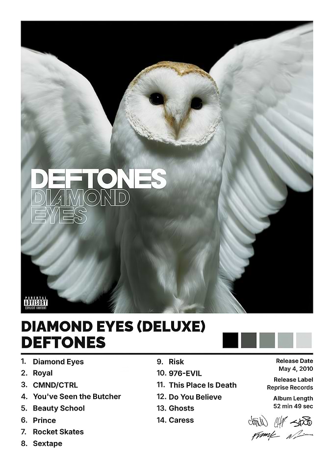 Deftones Diamond Eyes Album Poster