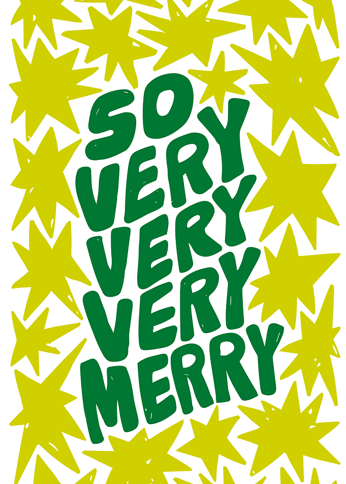 So Very Very Very Merry Poster