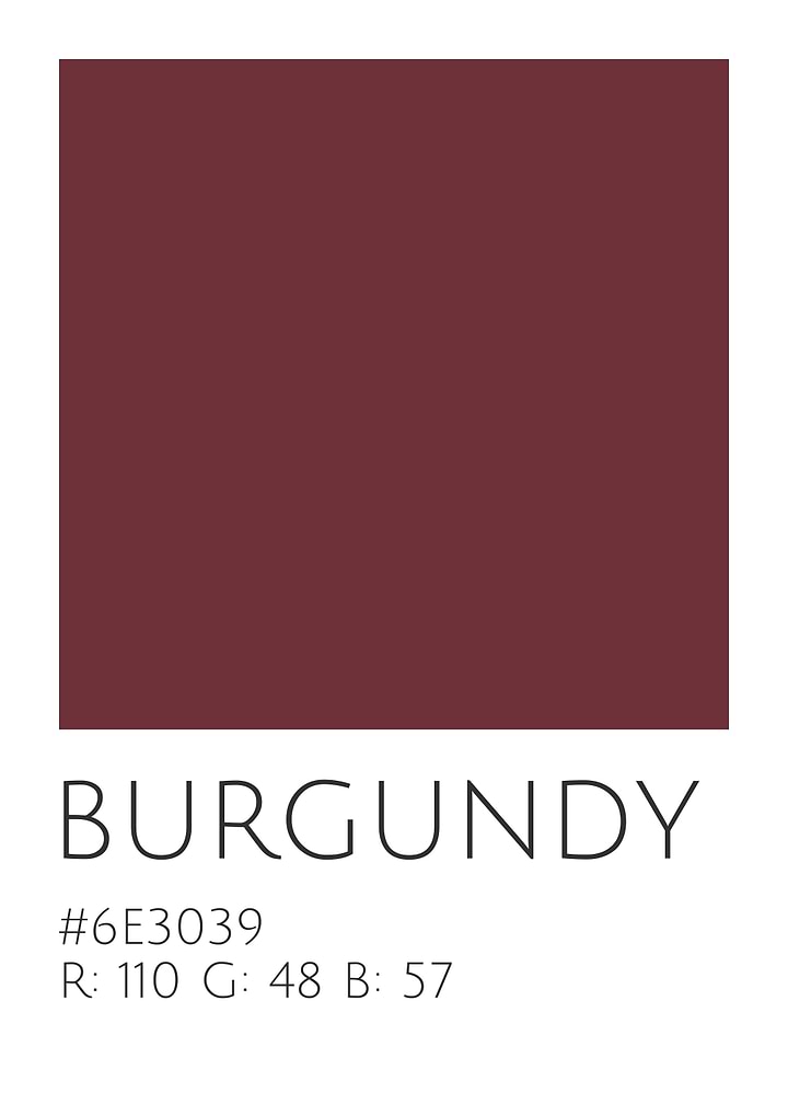 Burgundy Color Palette