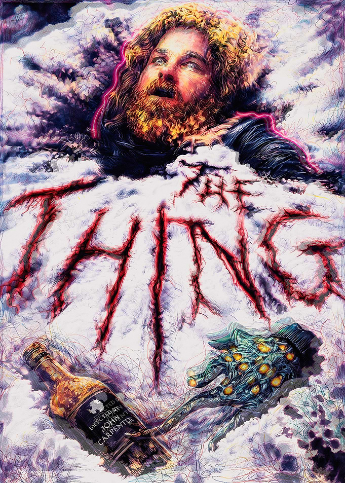The Thing Movie Poster Art