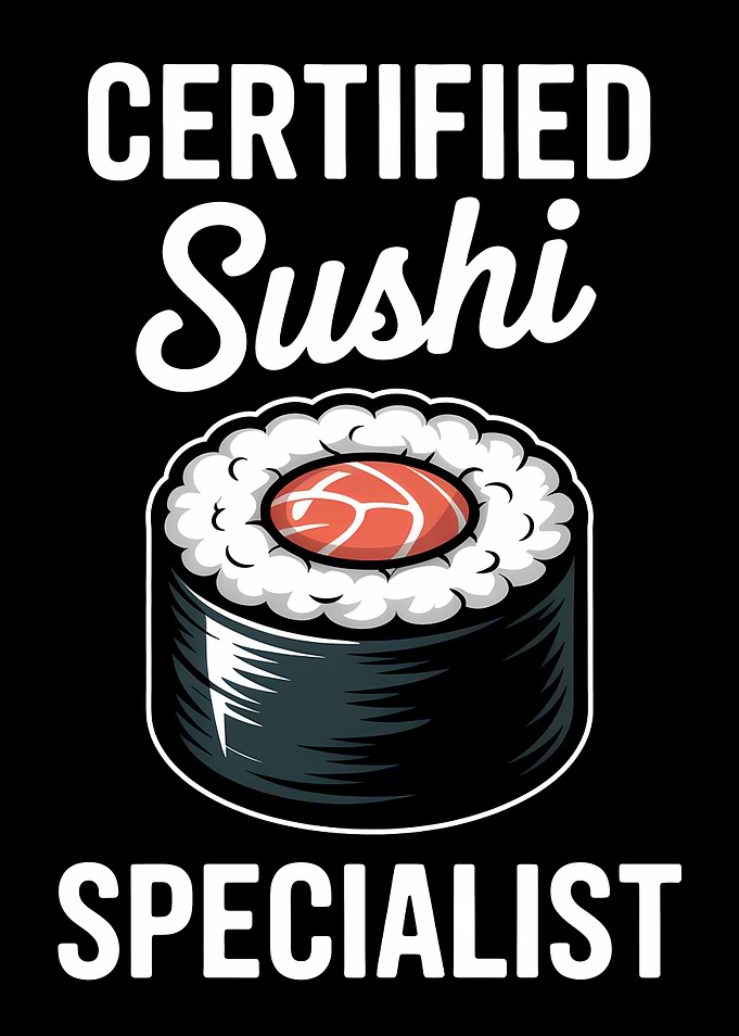 Certified Sushi Specialist Graphic