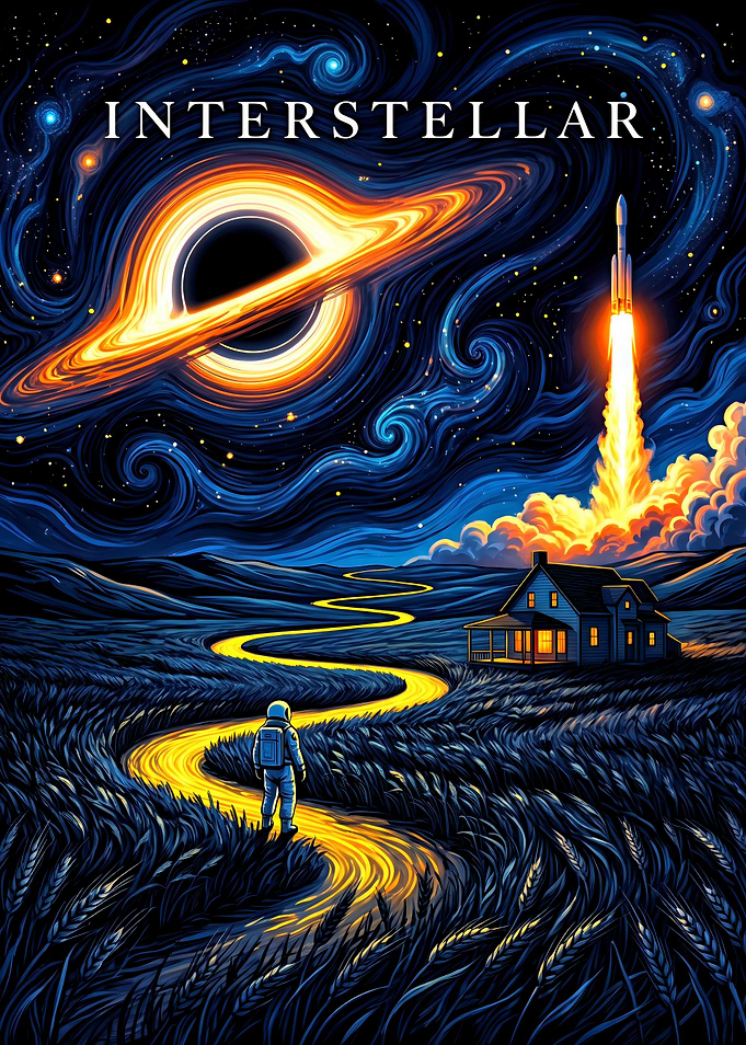 Interstellar Movie Poster Art