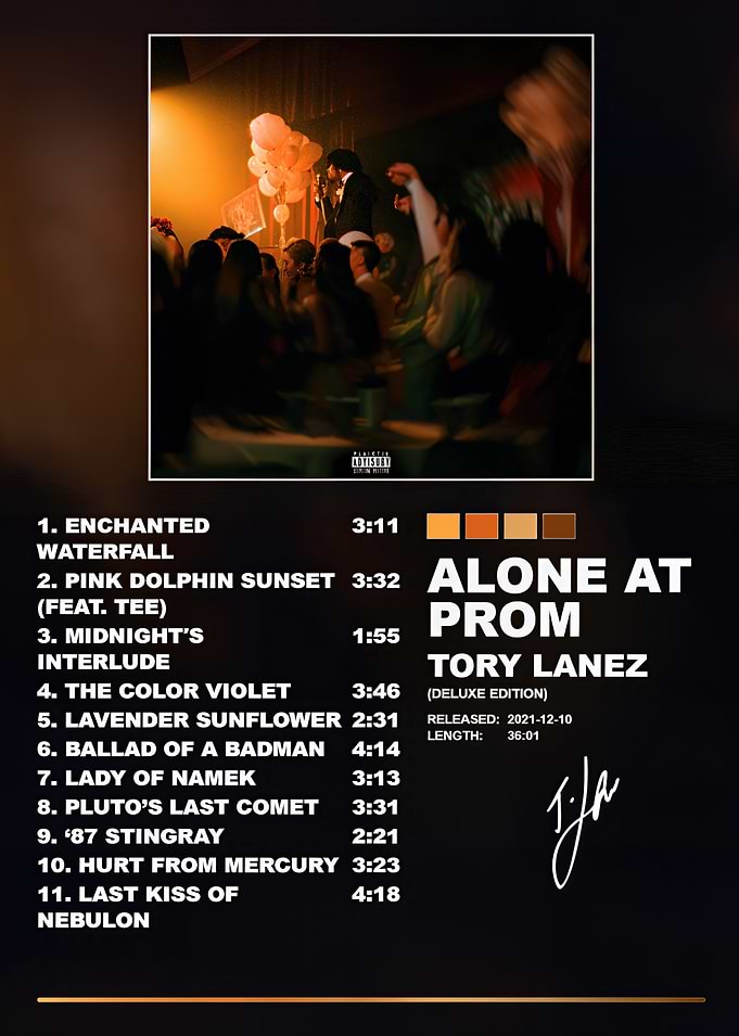 Tory Lanez Alone At Prom Album Art