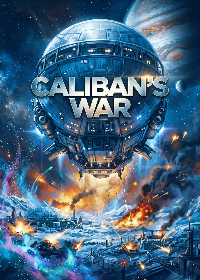 Caliban's War Space Battle Poster