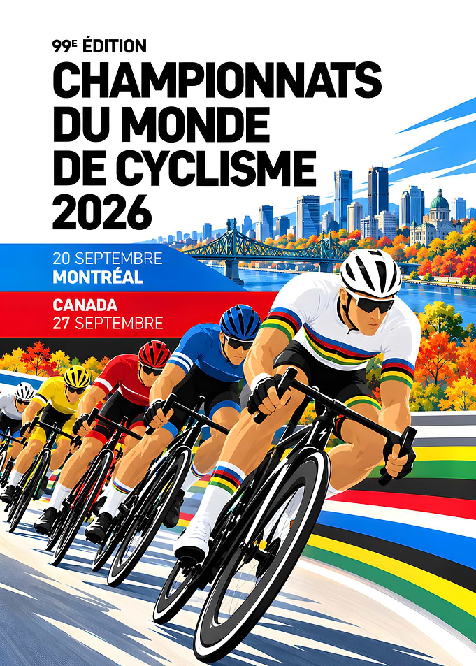 2026 Cycling World Championships Montreal Poster
