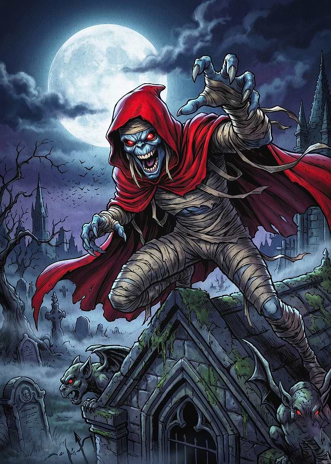 Mummy Monster Dark Fantasy Art