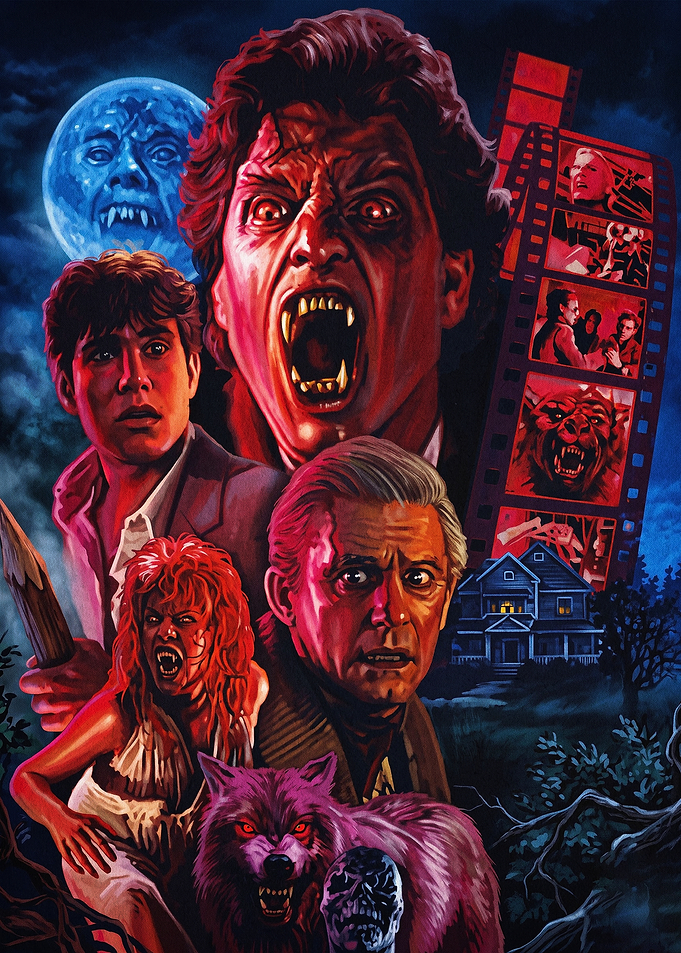 Horror Movie Monster Retro Poster A
