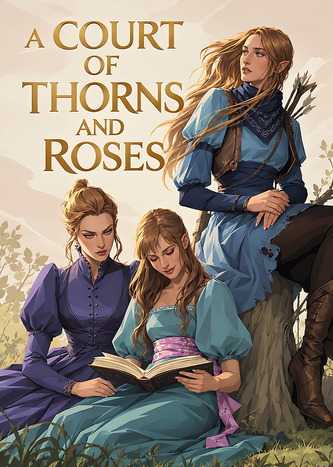 A Court of Thorns and Roses Illustration