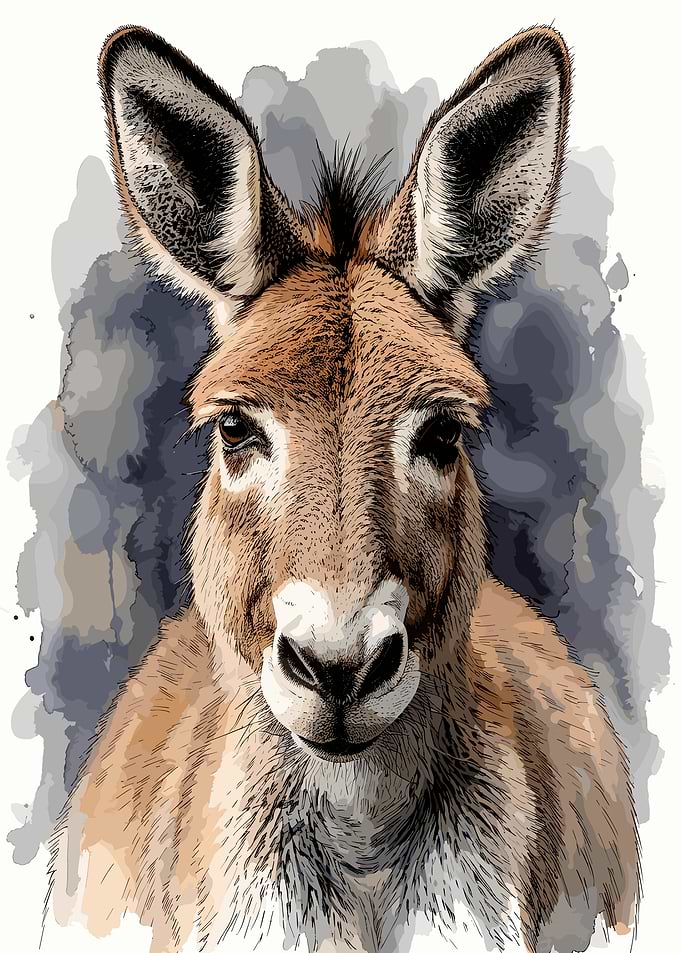Portrait of a Donkey
