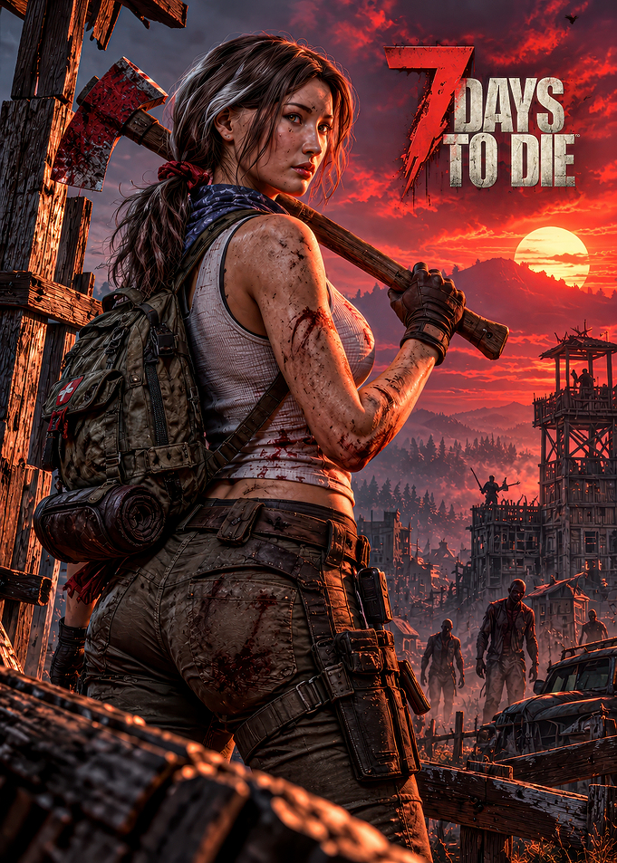 7 Days to Die Survivor Poster