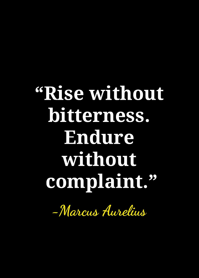 Marcus Aurelius Inspirational Quote Poster