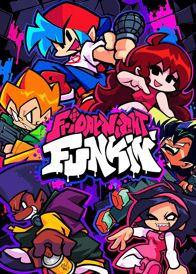 Friday Night Funkin Character Collage