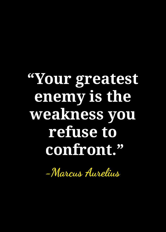 Marcus Aurelius Inspirational Quote Poster