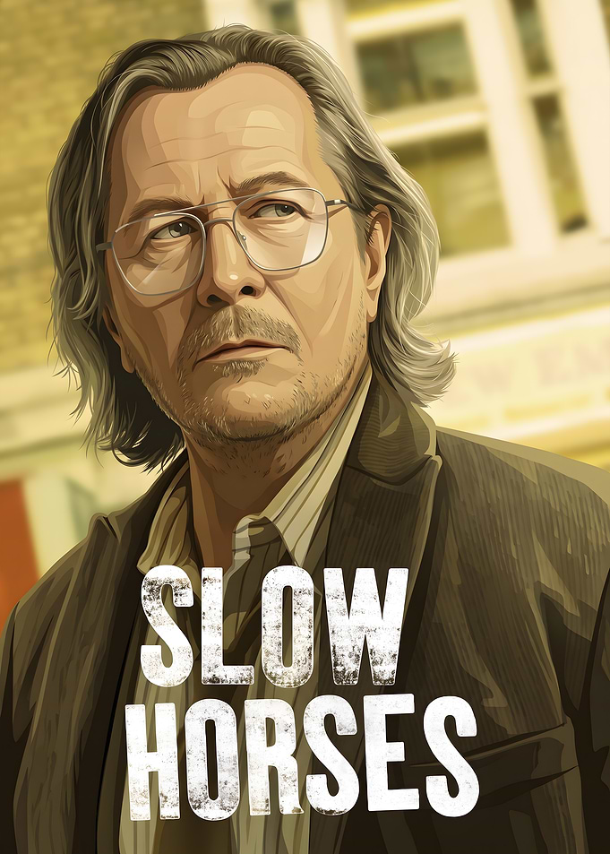 Slow Horses Jackson Lamb Poster