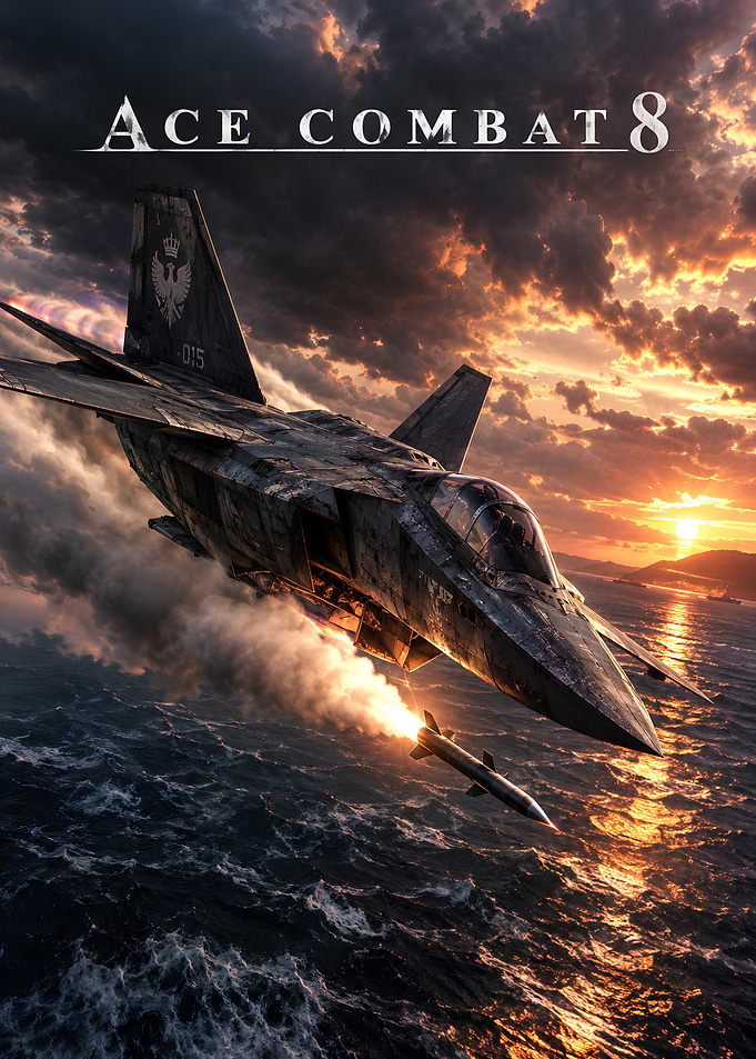 Ace Combat 8 Fighter Jet Poster