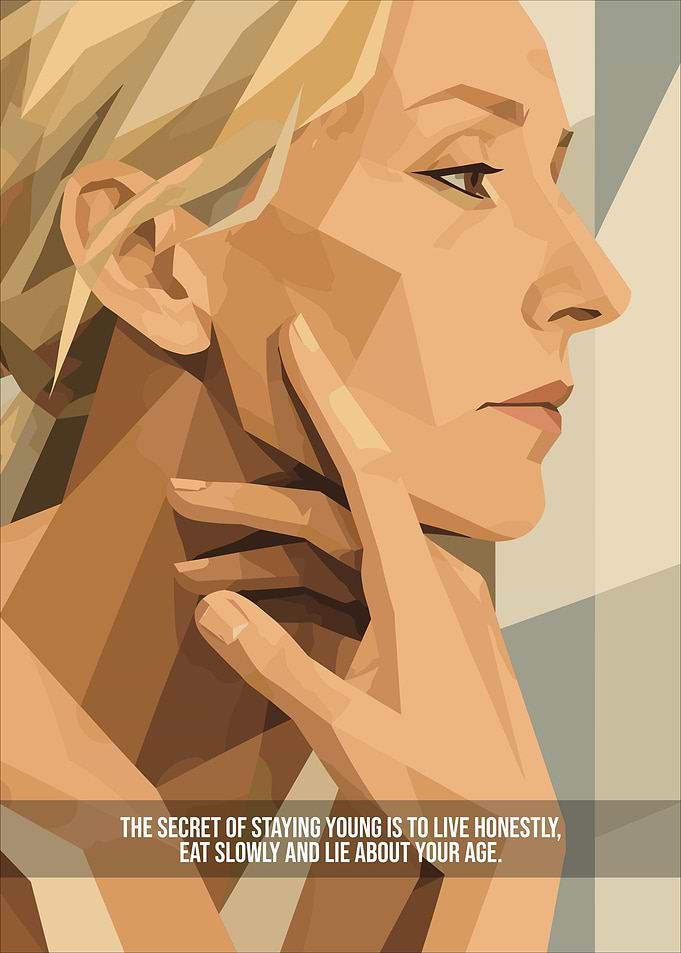 Minimalist Portrait with Inspirational Quote
