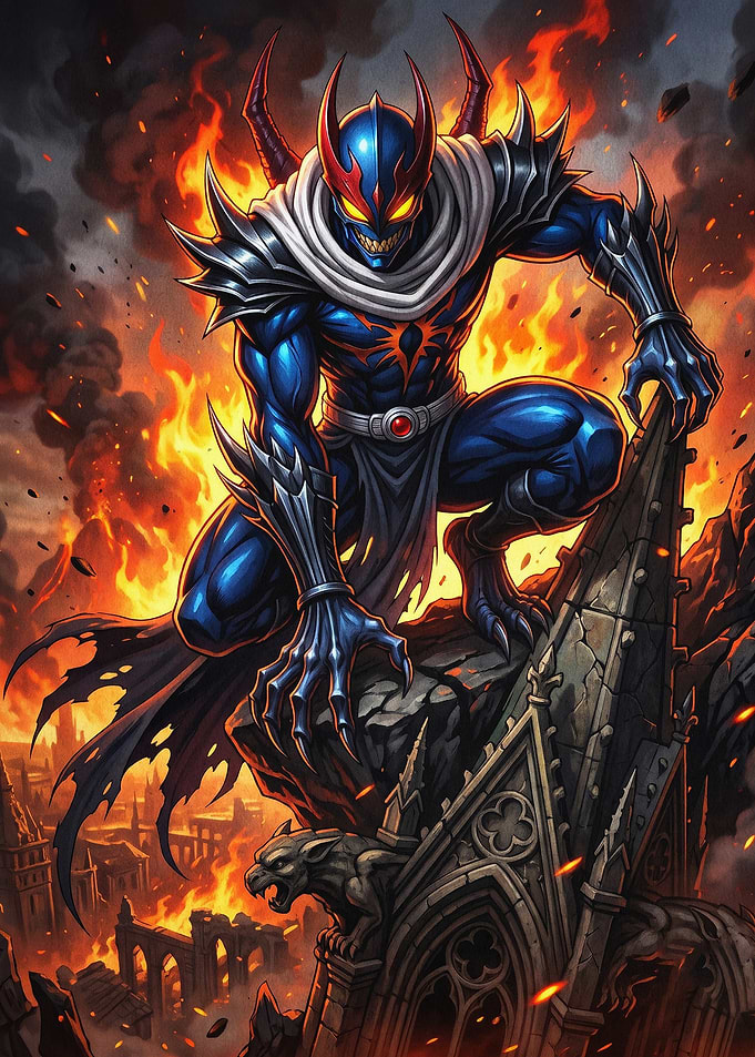 Demon Fiend Dark Fantasy Art