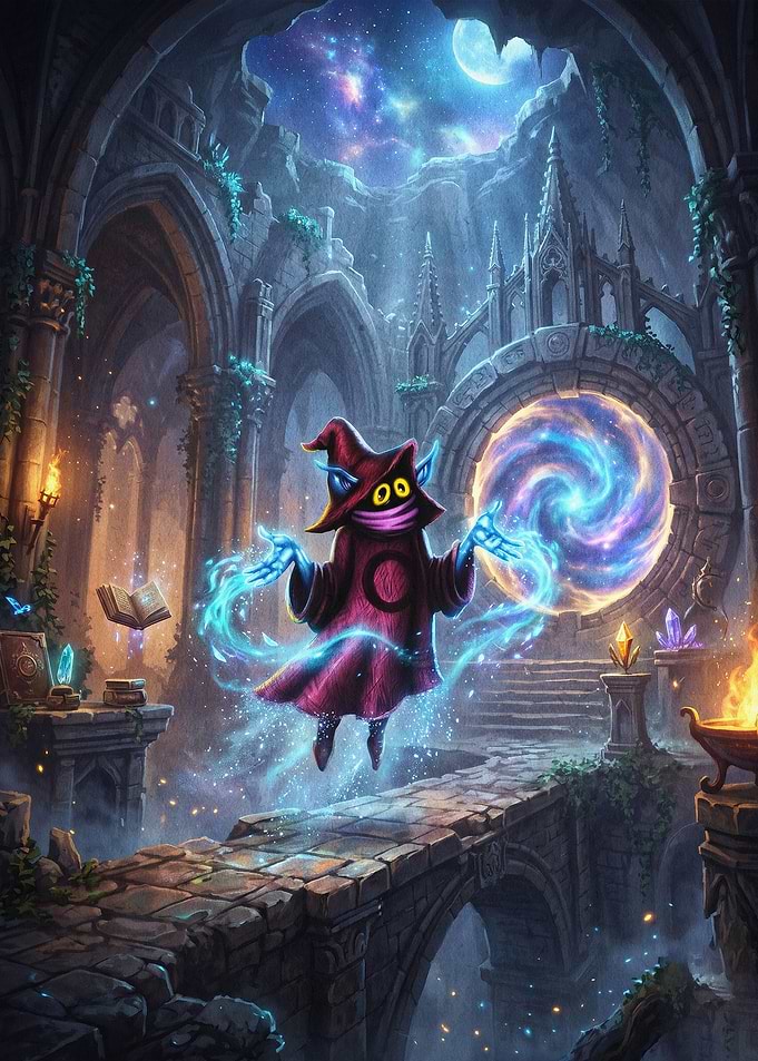 Wizard Portal Fantasy Art