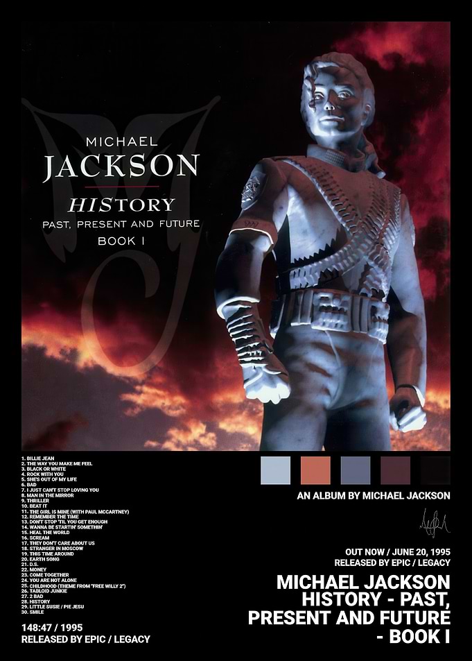 Michael Jackson HIStory Album Poster