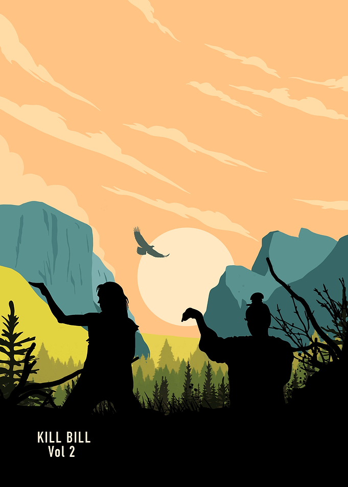 Kill Bill Vol 2 Minimalist Landscape