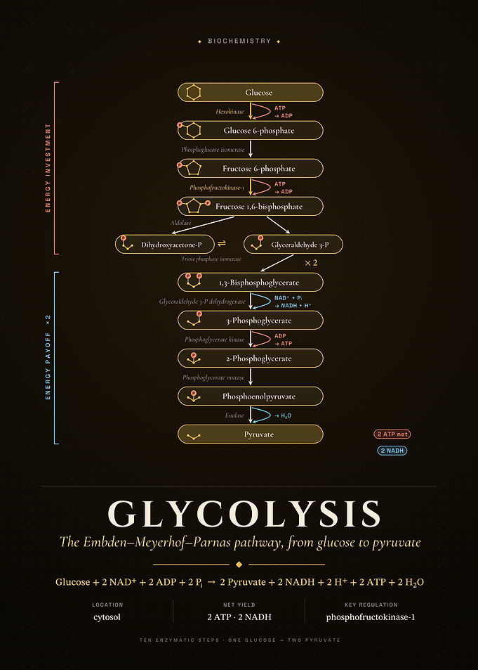Glycolysis: The Ten Steps to Pyruvate