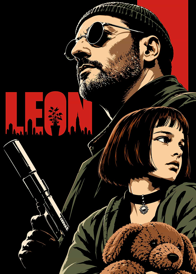 Leon The Professional Movie Poster Art