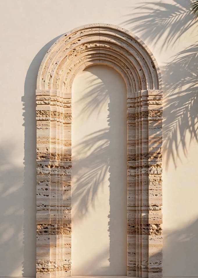 Balearic Travertine Arch