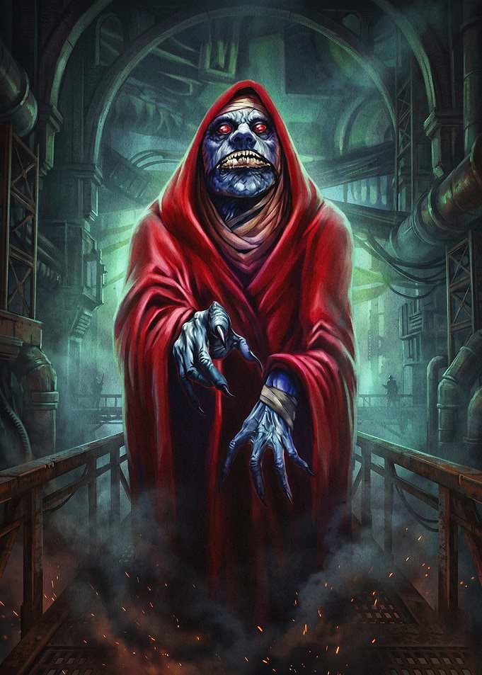 Demon Hooded Monster Dark Fantasy
