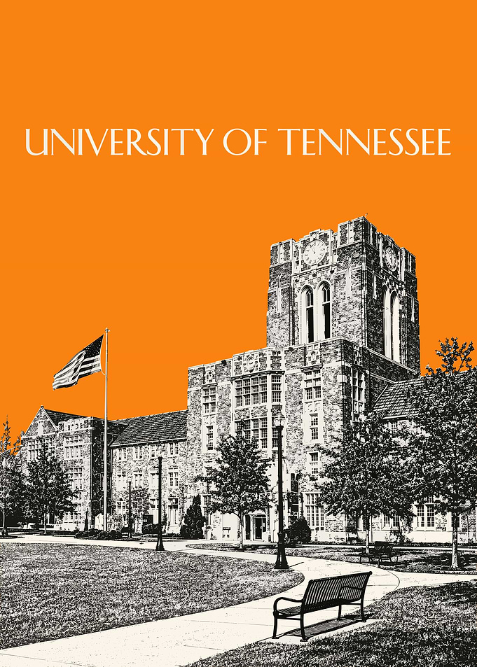 University of Tennessee Campus Poster