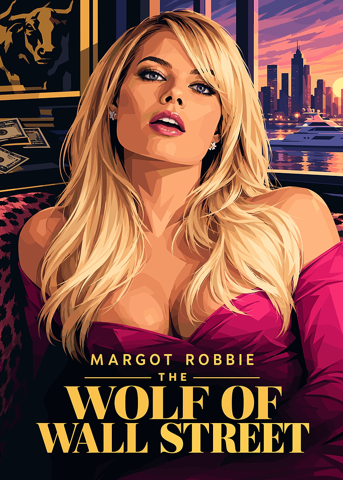 Margot Robbie The Wolf of Wall Street Poster