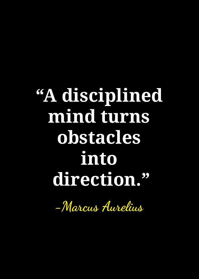 Marcus Aurelius Inspirational Quote Poster