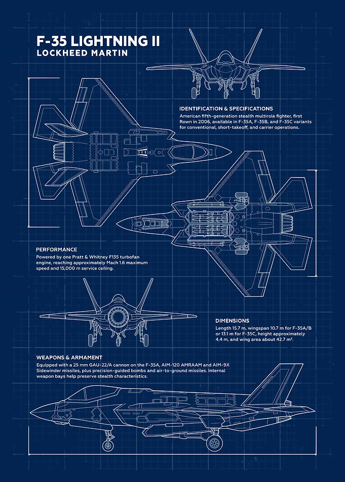 F-35 Lightning II Blueprint