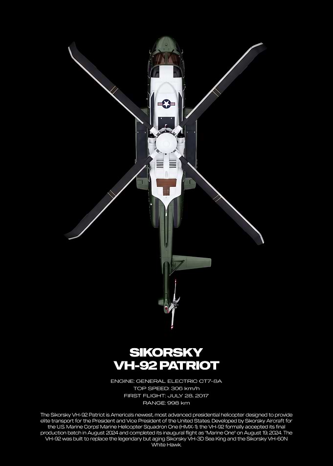 Sikorsky VH-92 Patriot Helicopter Poster