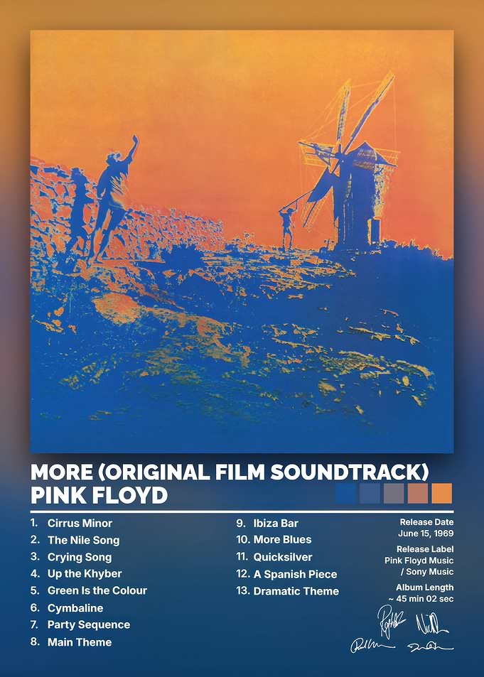 Pink Floyd More Album Poster