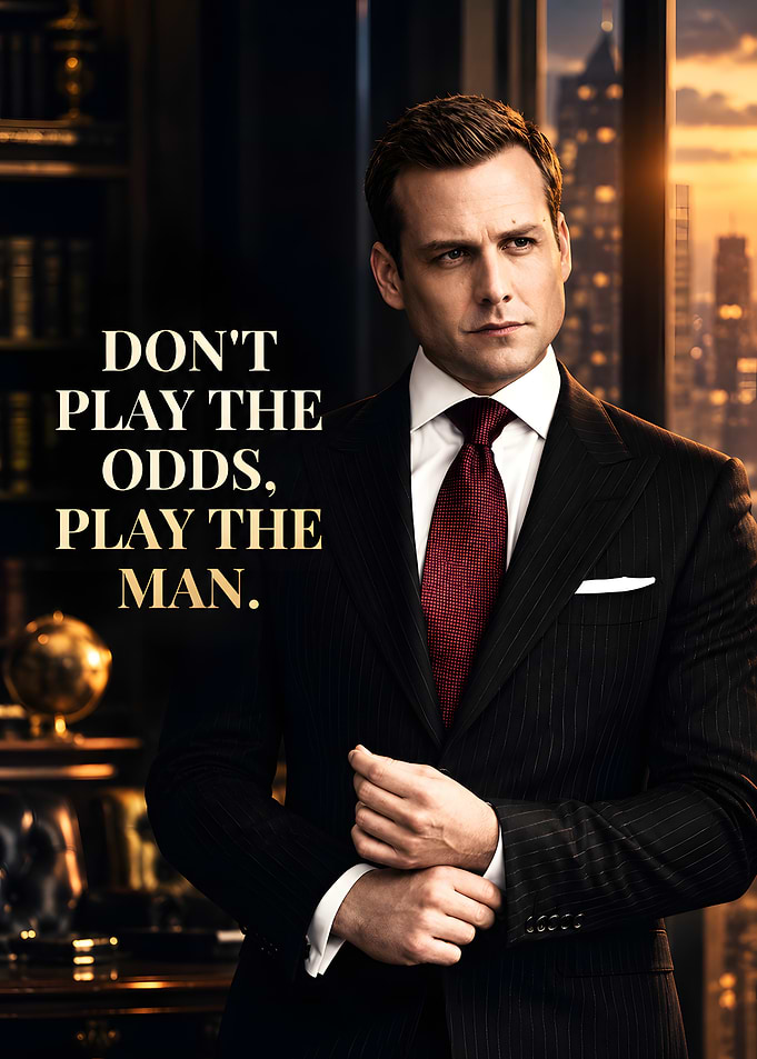 Harvey Specter Suits Inspirational Quote Poster