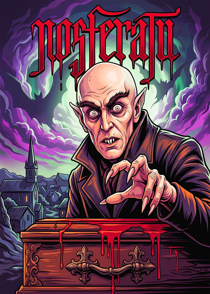 Nosferatu Vampire Horror Poster