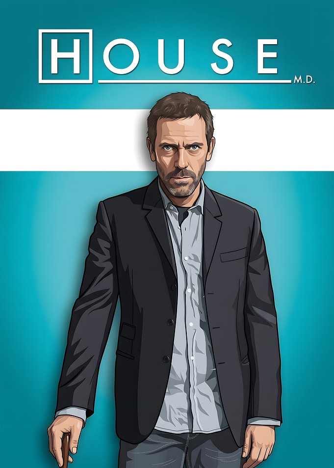 House M.D. Gregory House Illustration
