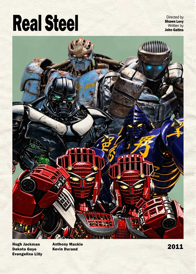 Real Steel Movie Poster Art