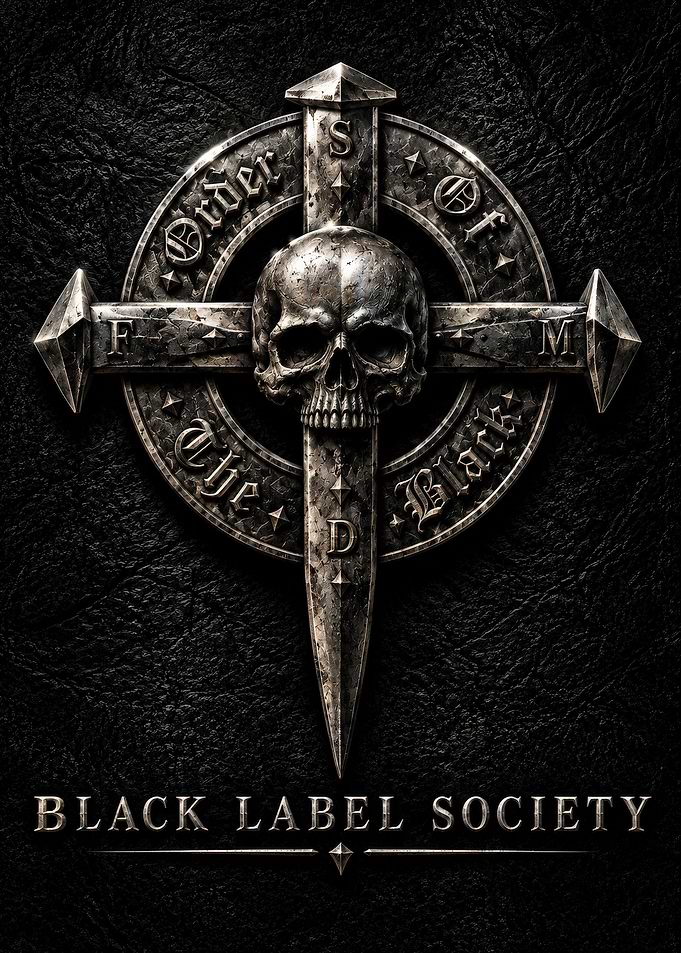 Black Label Society Skull Emblem